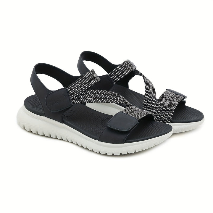 Plantar fasciitis relief sandals for women, featuring orthopedic arch support and comfort.