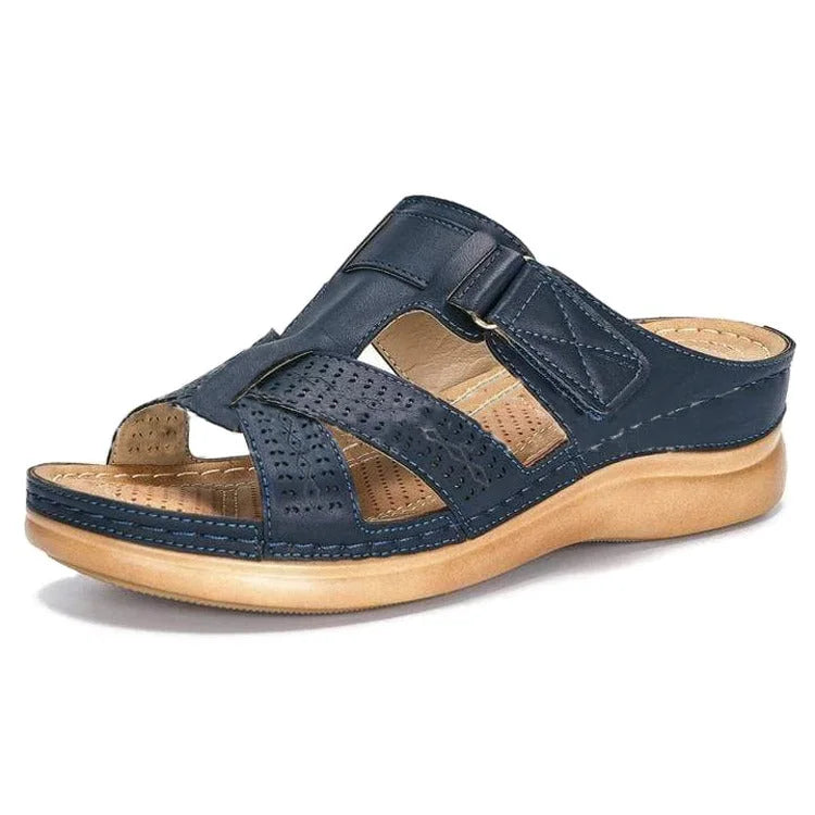 Women's comfort footwear sandals with premium arch support for enhanced orthopedic relief.