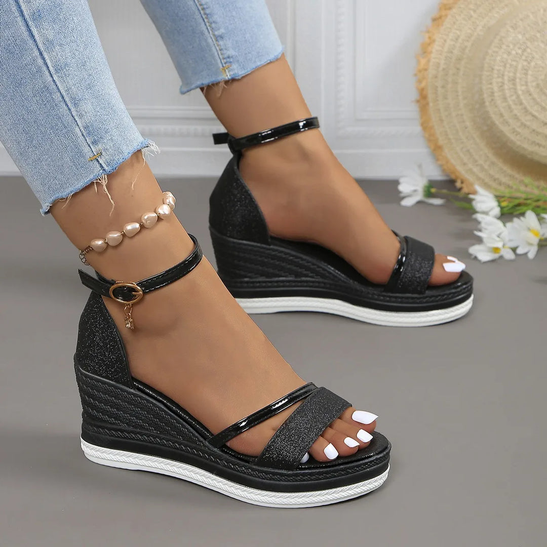 Supportive women's walking sandals with orthopedic cushioning for comfort during long summer strolls & casual wear.