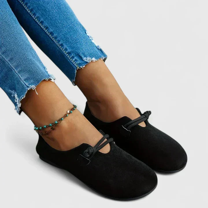 Orthopedic women's slip-on loafers, cushioned for ultimate comfort, foot support, and easy everyday walking.