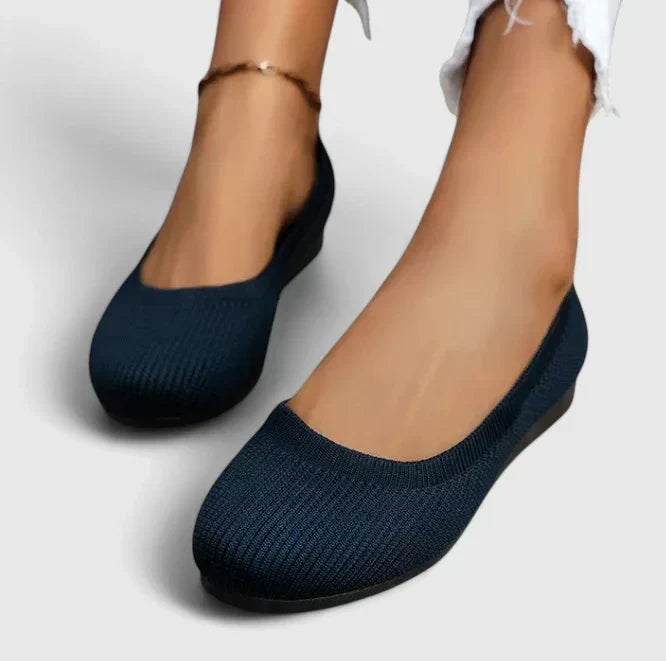 Comfortable women's orthopedic slip-on shoes, providing arch & posture support for joint relief.