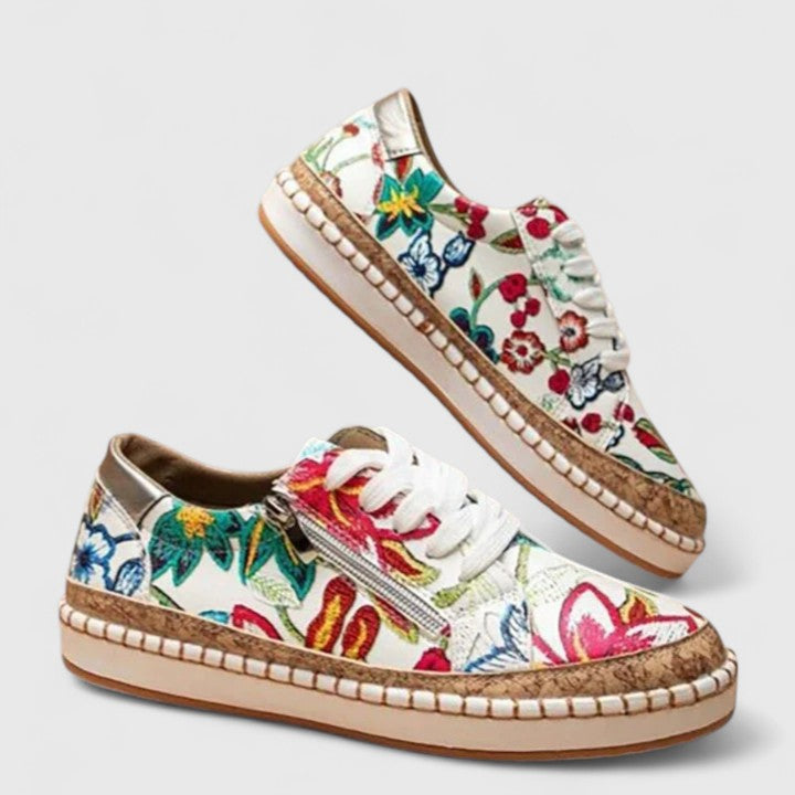 Casual women's supportive slip-on shoes, providing orthopedic comfort and arch support for walking.