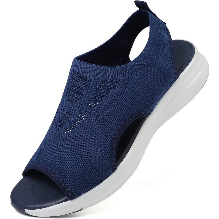 Therapeutic women's walking sandals, arch support, perfect for active days.