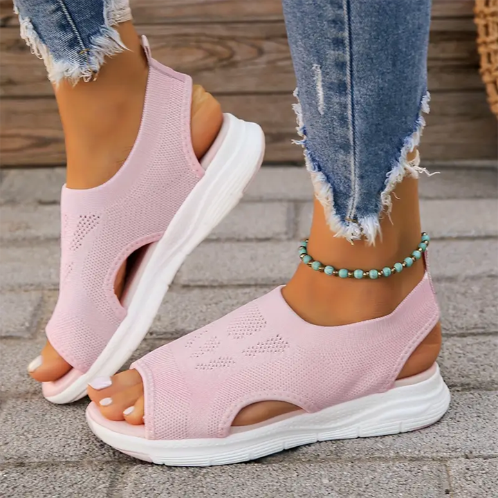 Women's comfortable open-toe sandals, orthopedic design for daily wear.