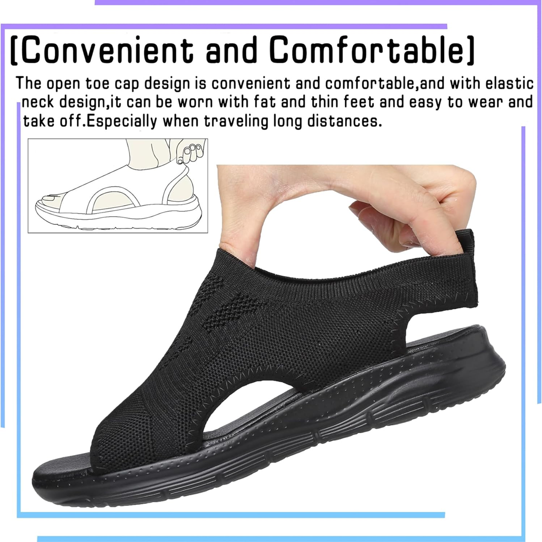 Women's summer orthopedic sandals, adjustable for a perfect, comfortable fit.