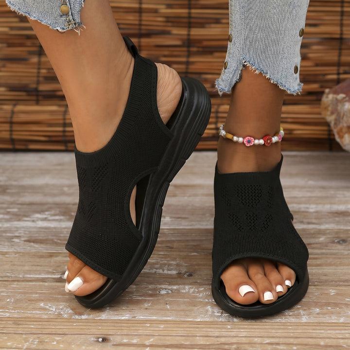 Supportive women's walking sandals, orthopedic design with arch support for foot pain relief.