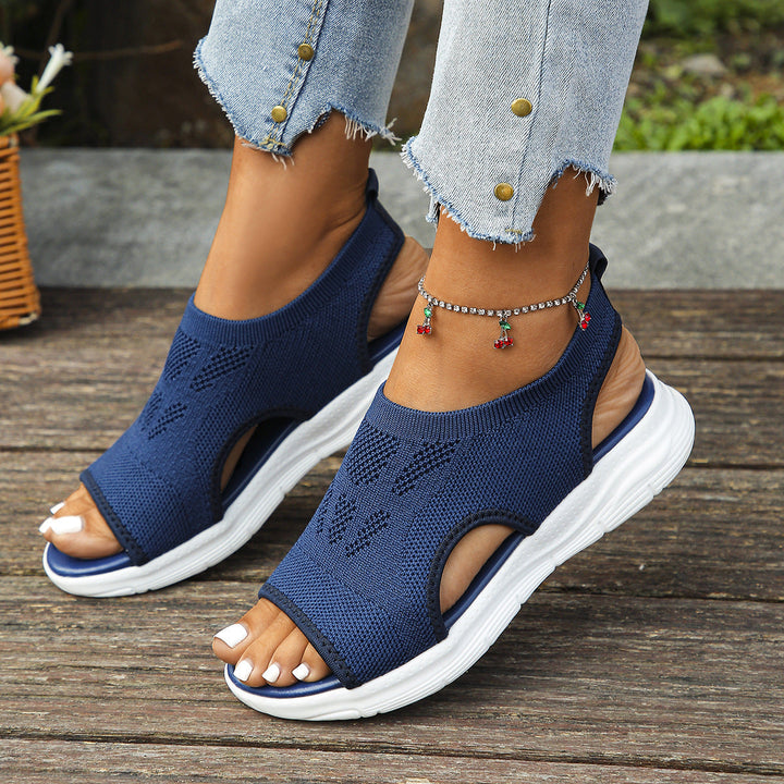 Cushioned women's orthopedic sandals, ideal for extended walking with excellent arch support.