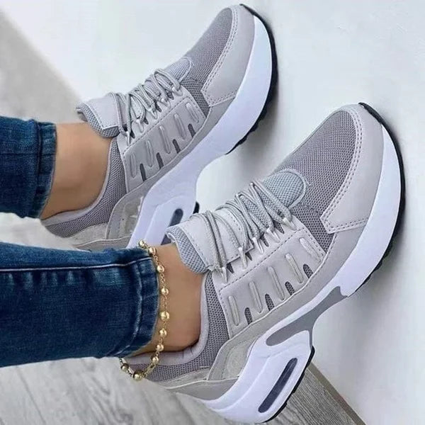 Women's orthopedic walking sneakers with arch support for all-day comfort & pain relief.