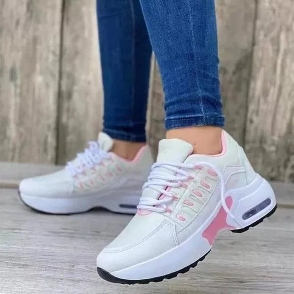 Ladies' comfort walking shoes, offering superior arch support & posture correction for everyday wear.