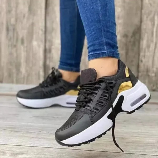Athletic women's sneakers with orthopedic design, perfect for walking & everyday foot support.