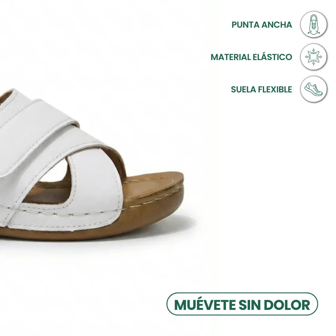 Tan women's walking sandals, orthopedic design, ensuring comfort with every step.