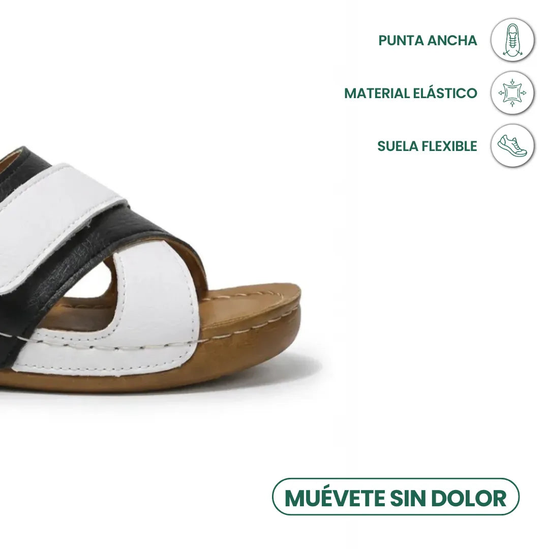 Women's summer sandals with a supportive orthopedic wedge heel, perfect for casual wear.