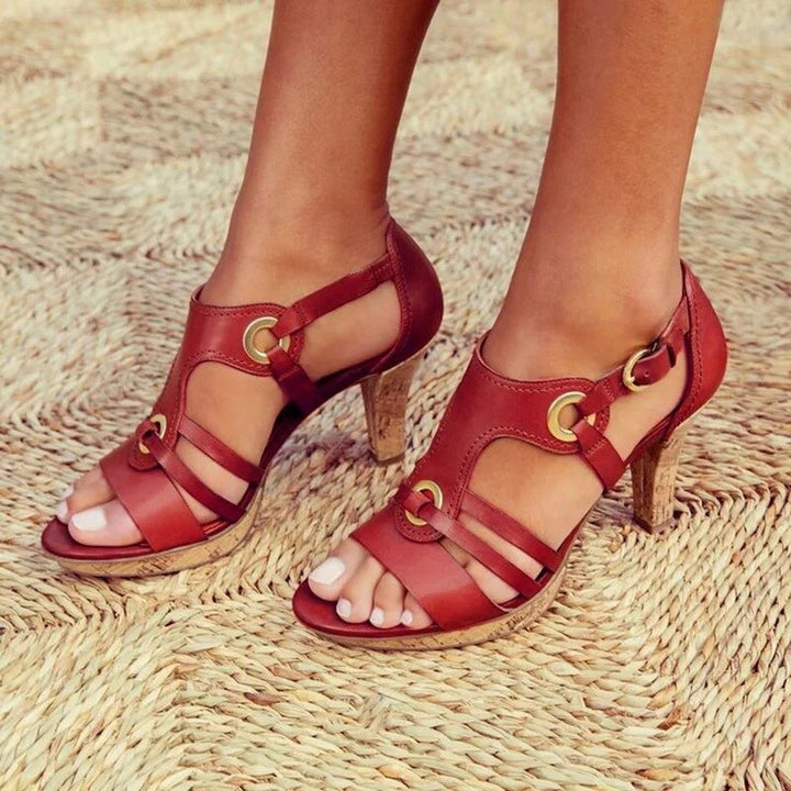 Casual women's wedge sandals, providing arch support and orthopedic comfort for stylish foot health.
