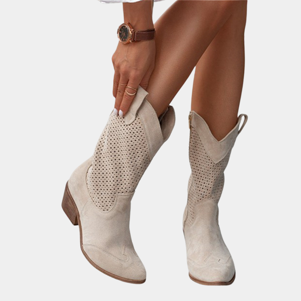 Durable women's orthopedic western cowboy boots, designed for comfort & style. Ideal everyday fashion footwear.