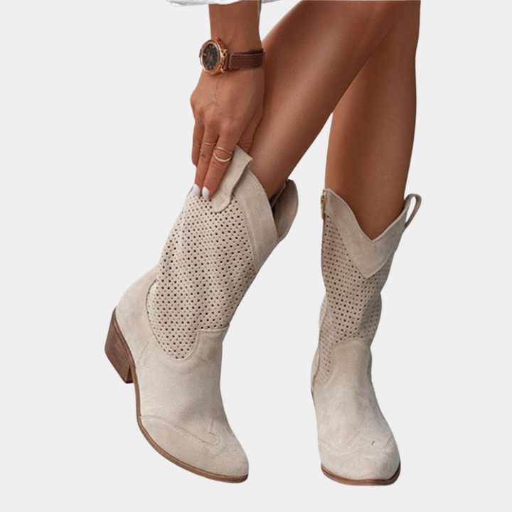 Durable women's orthopedic western cowboy boots, designed for comfort & style. Ideal everyday fashion footwear.