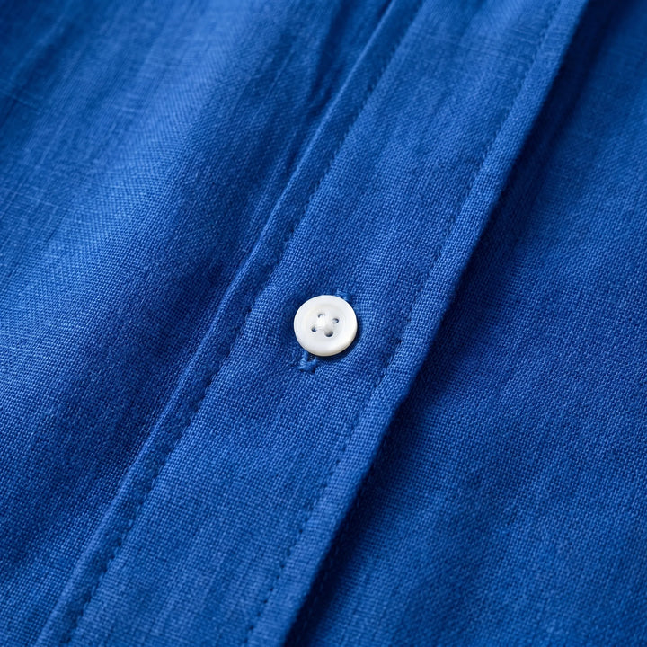 Effortless women's button-up blouse. Oversized & lightweight for a relaxed summer casual fashion top.