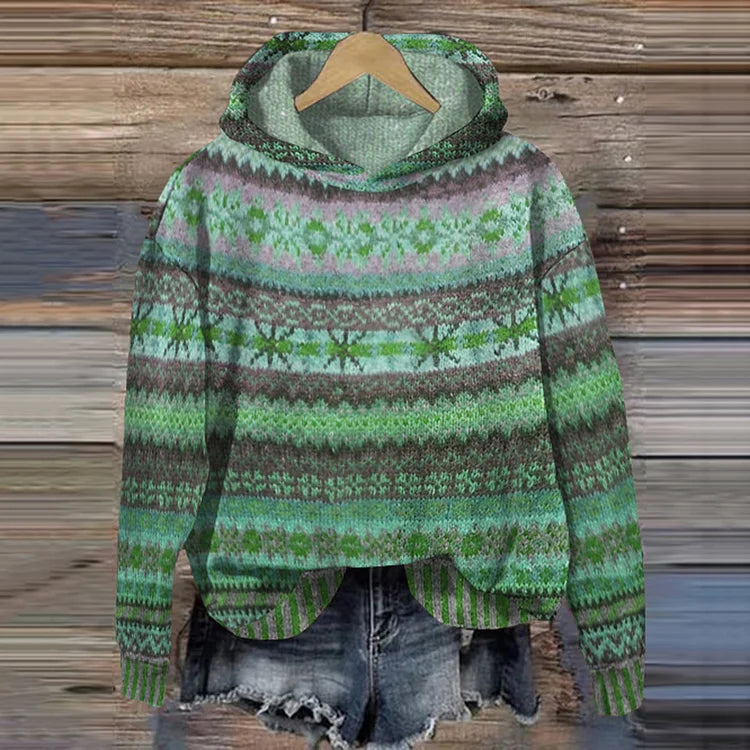Comfortable women's oversized hoodie. Warm casual sweatshirt, perfect for cozy layering & relaxed style on cool days.