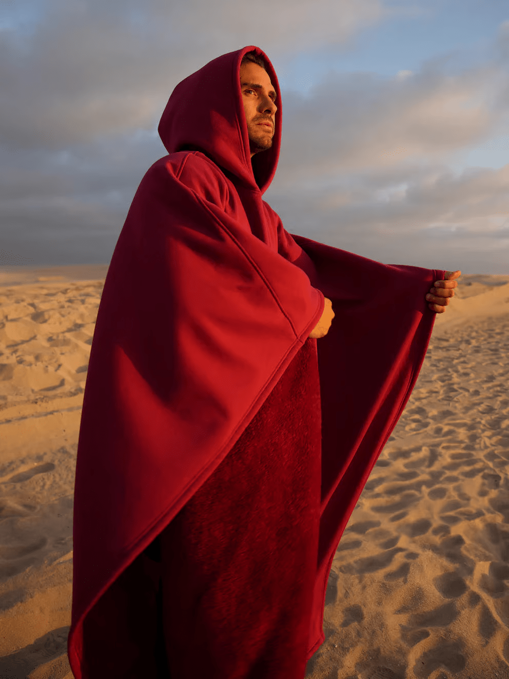 Stress-relieving women's weighted hoodie, offering cozy and relaxed comfort.