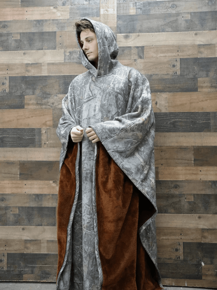 Spacious oversized women's weighted hoodie, perfect for layering & cozy relaxation.