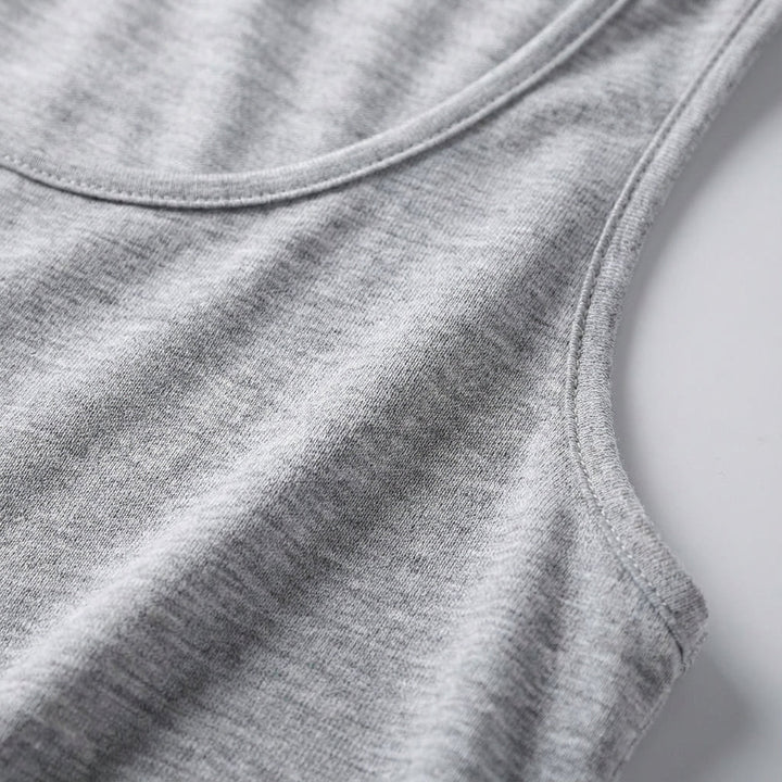 Comfortable women's workout shirt, a flexible fit sleeveless top for all active lifestyles.