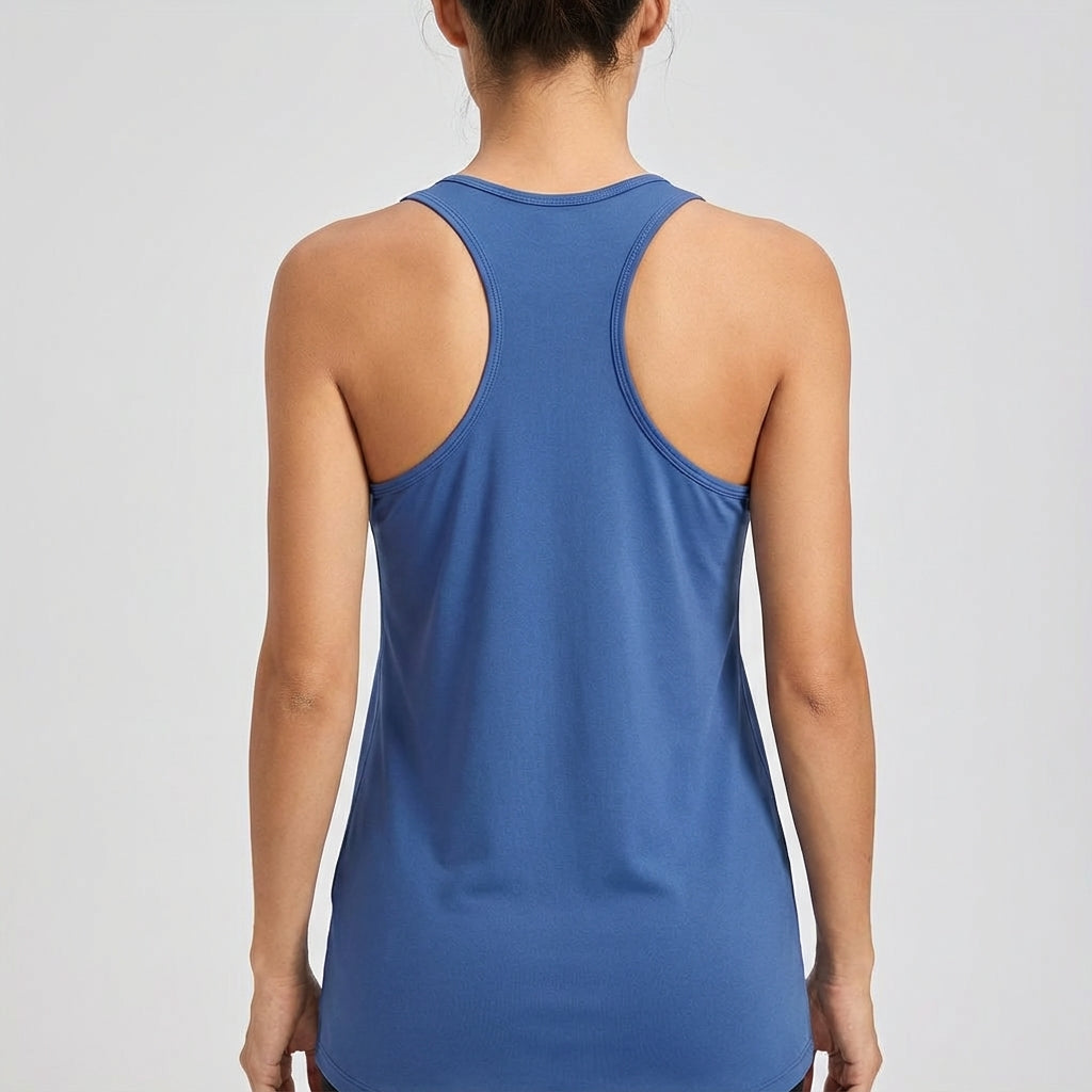 Stylish women's activewear sleeveless top, designed for ultimate flexibility & performance.