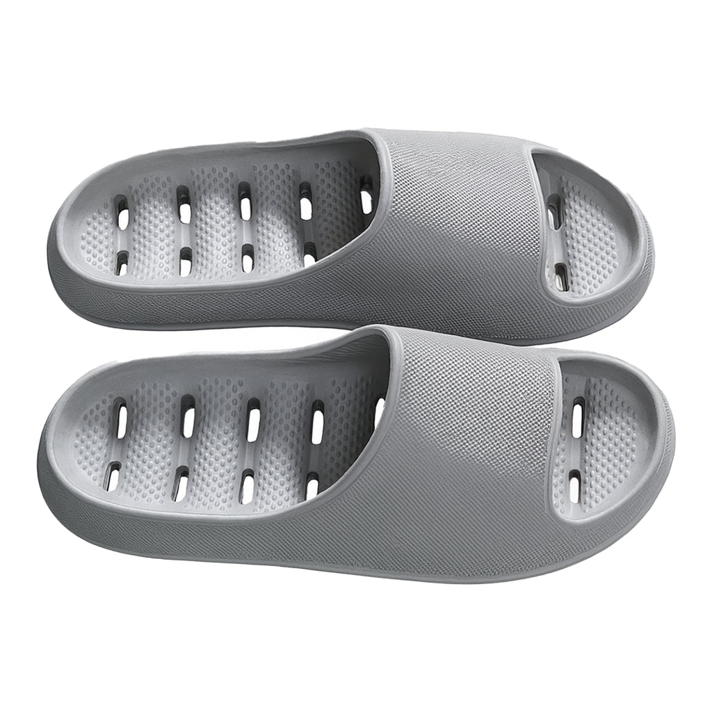 Comfortable women's shower slippers, quick-dry with drainage for pool, bathroom, or everyday wear.