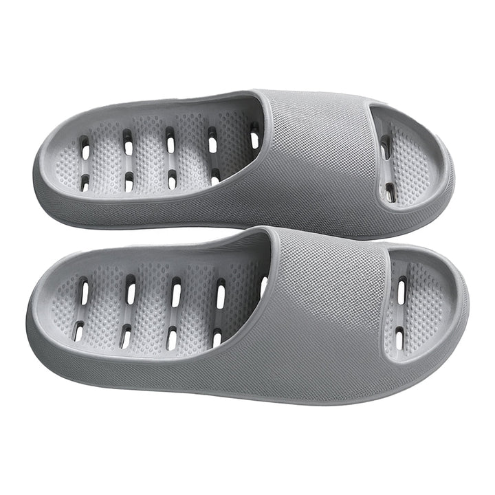 Comfortable women's shower slippers, quick-dry with drainage for pool, bathroom, or everyday wear.