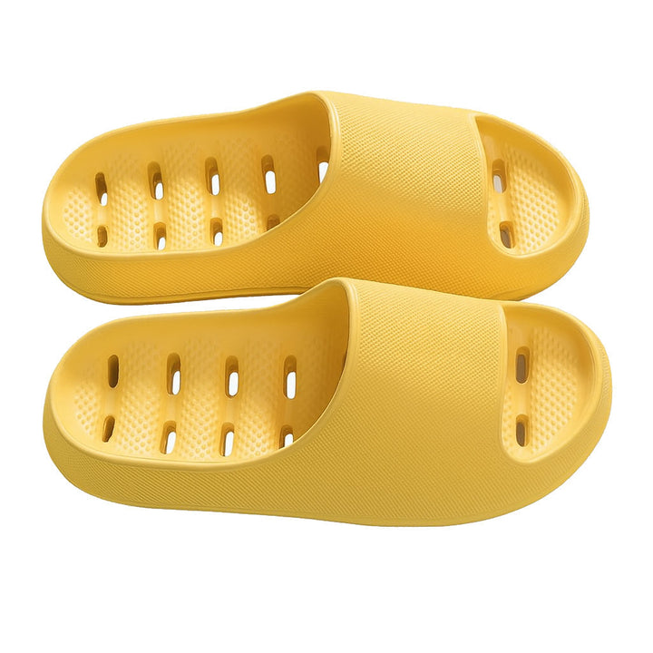 Versatile women's quick-dry pool & bathroom sandals; easy-clean design with efficient drainage.