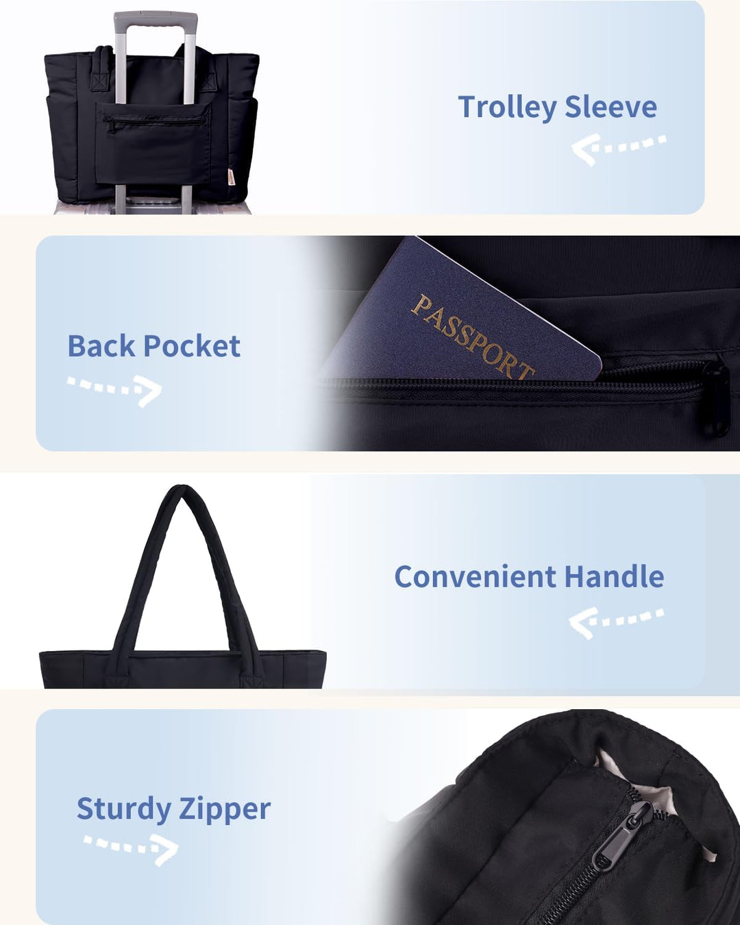 Quilted puffer handbag for women, a stylish laptop bag for everyday use and travel needs.