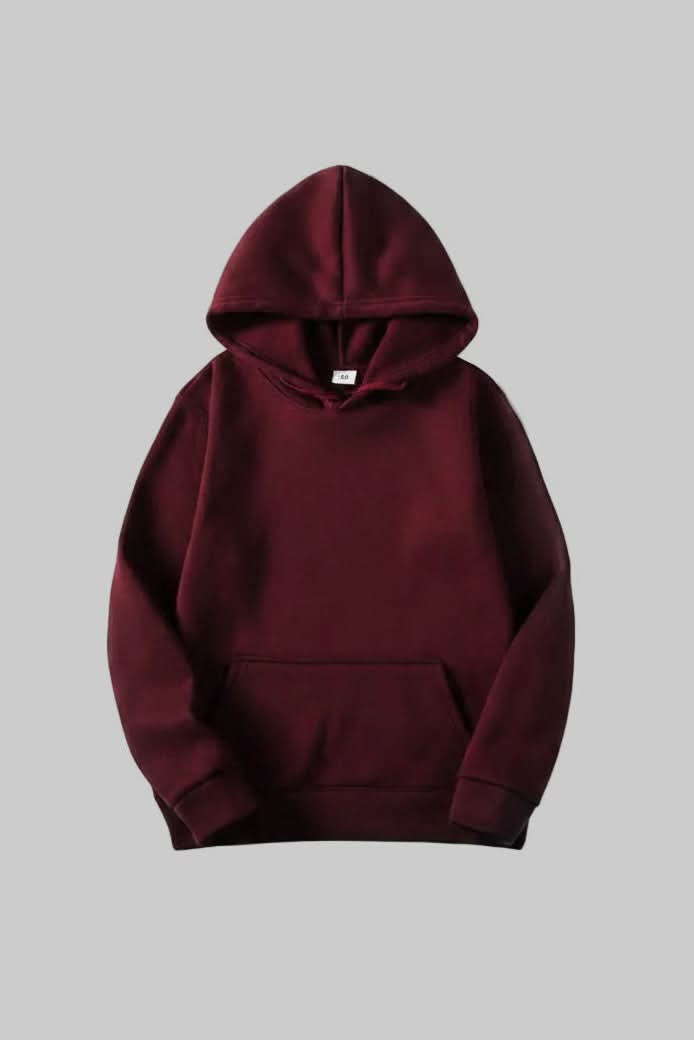 Purple women's relaxed fit hoodie. Breathable comfort long sleeve sweatshirt, perfect for casual spring outerwear.