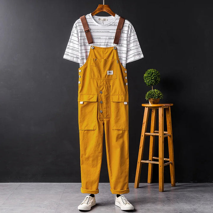 Women's classic style relaxed fit bib overalls, a versatile casual jumpsuit for comfort.