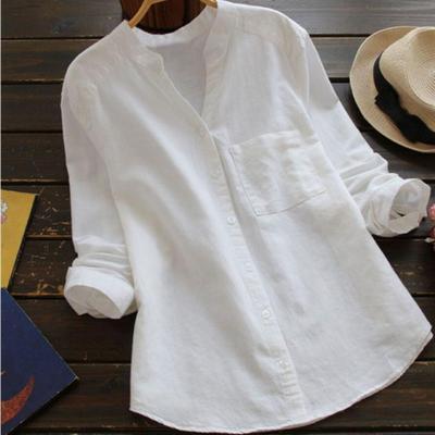 Comfortable women's relaxed fit shirt, breathable material, excellent for casual spring & summer fashion.