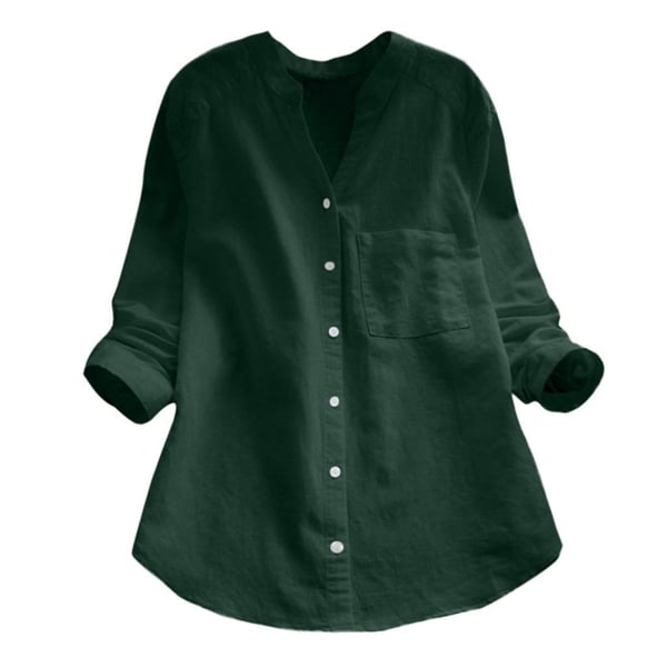 Stylish women's casual shirt with a relaxed, breathable fit, perfect for versatile spring & summer looks.
