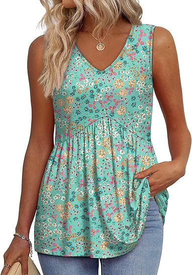 Stylish women's relaxed fit sleeveless blouse, suitable for versatile spring-summer outfits.