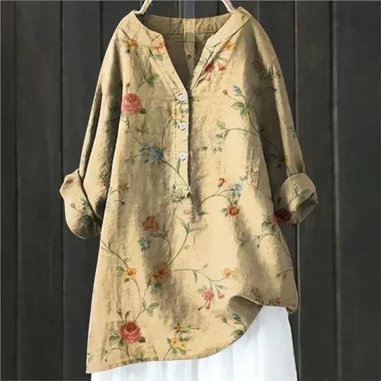 Effortless women's relaxed fit summer top, comfortable & chic for any casual or vacation look.
