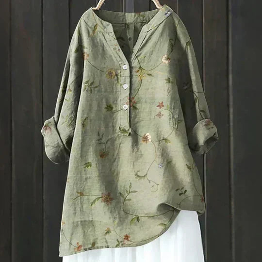 Loose fit women's summer top, offering ultimate comfort & breathable style for warm days.