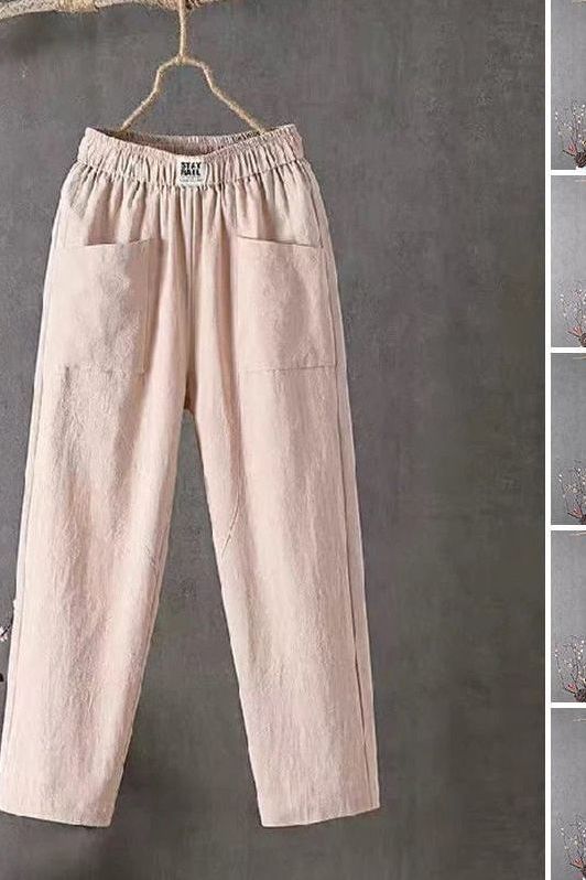 Breezy & lightweight women's wide-leg summer pants, perfect relaxed fit for comfortable vacation wear.