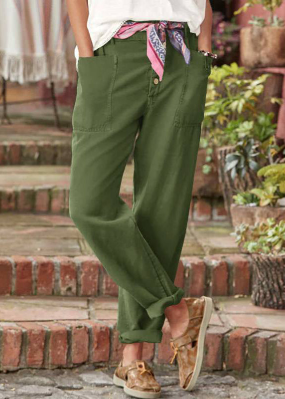 Chic women's wide leg pants, featuring a relaxed fit and adjustable high waist for effortless style.