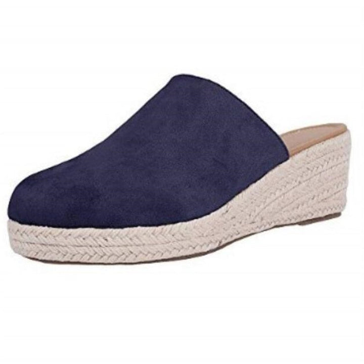 Stylish women's wedge sandals, combining retro flair with modern comfort and everyday elegance.