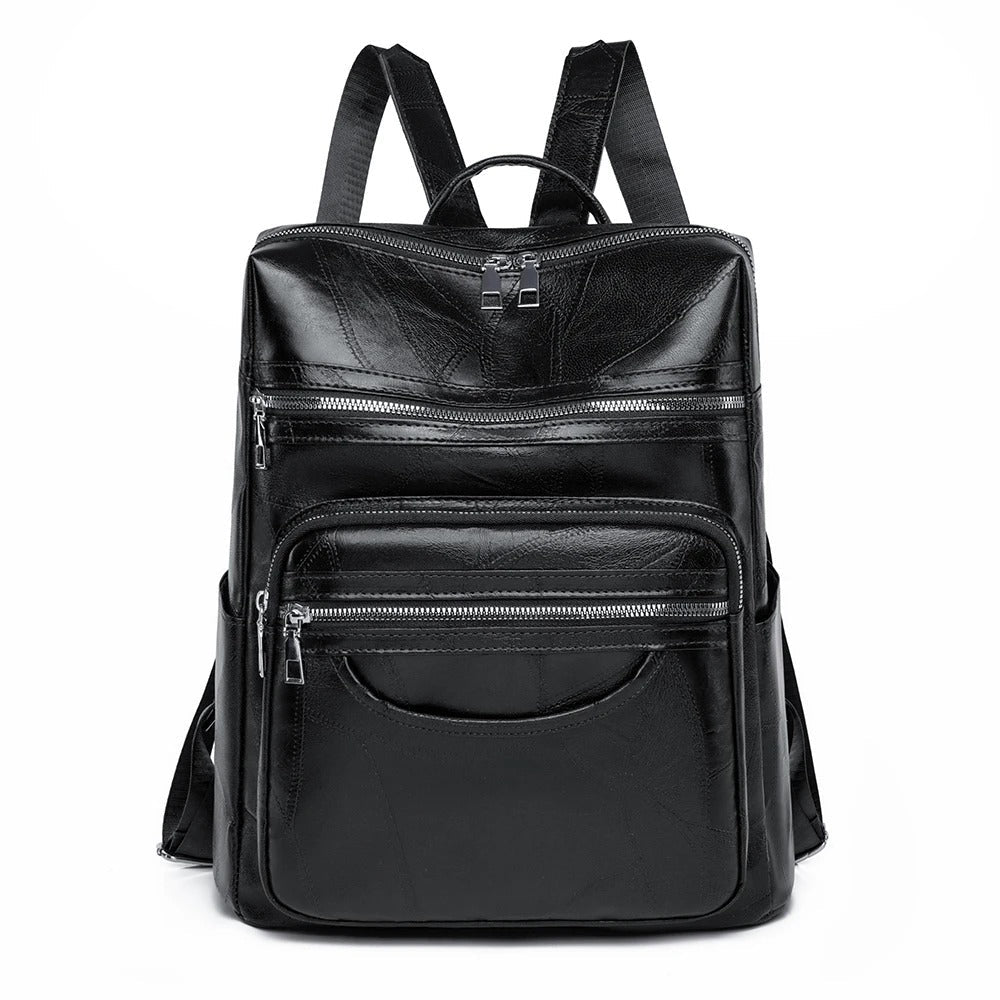 Stylish women's Sade leather backpack, a chic and elegant bag designed for versatile everyday fashion & essentials.