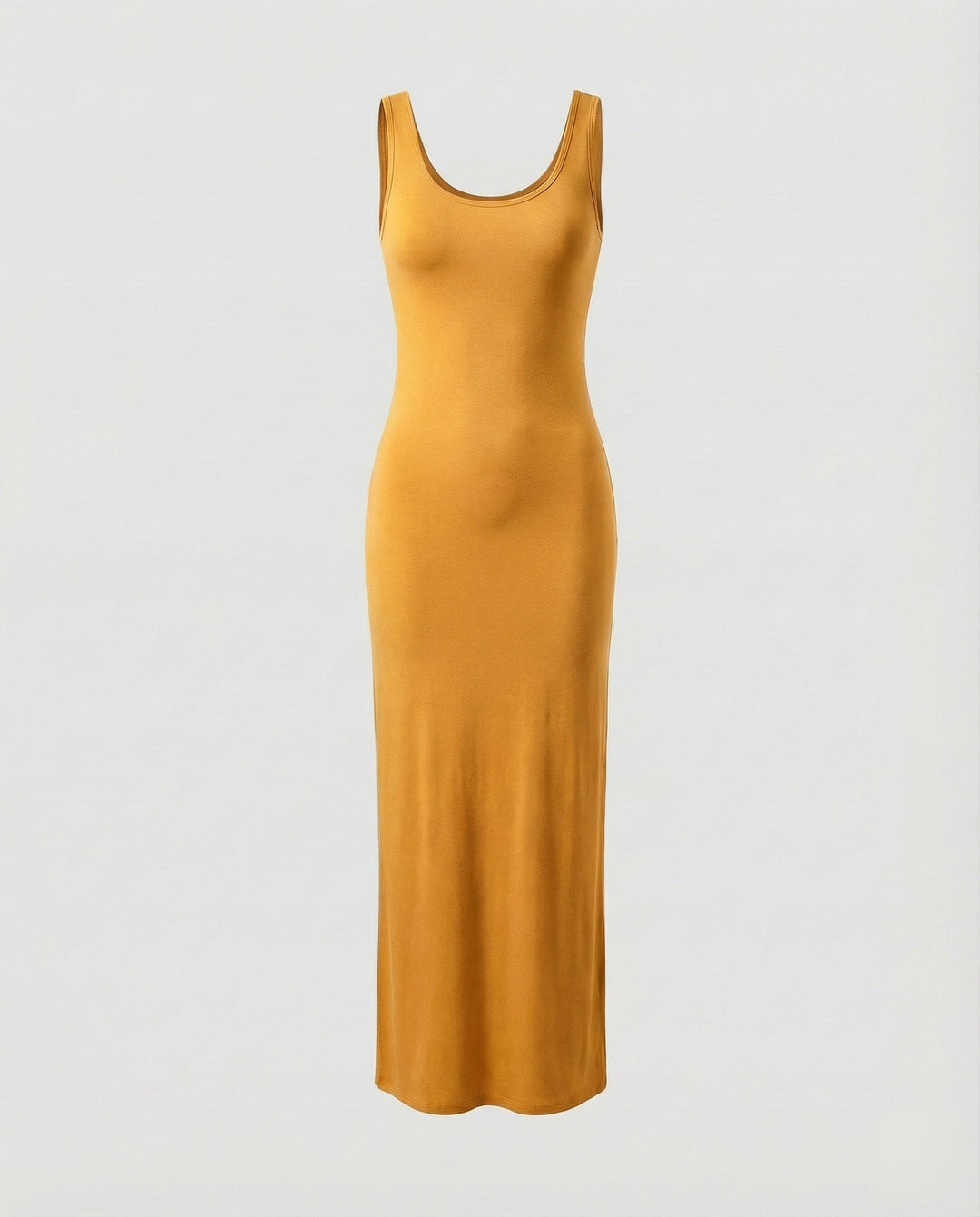 Versatile women's scoop neck sleeveless bodycon maxi dress. Great for summer fashion.