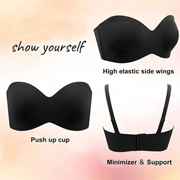 Durable women's seamless plus-size bra, crafted for everyday wear, full support, and lasting comfort.