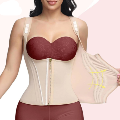 Women's seamless slimming body shaper for comfortable daily wear and a smooth silhouette.
