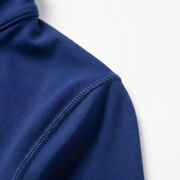 Seamless stretch fit women's gym jacket, perfect for yoga & activewear comfort.