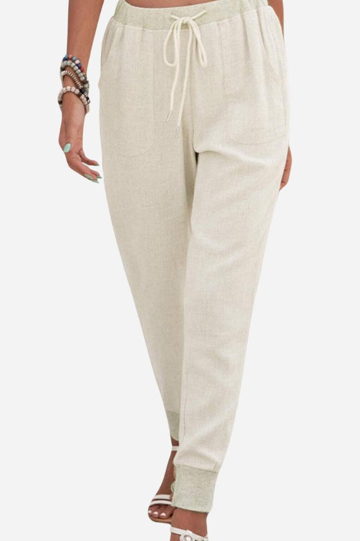 Women's Sedona casual joggers, comfortable drawstring trousers with tapered fit, perfect for everyday wear.