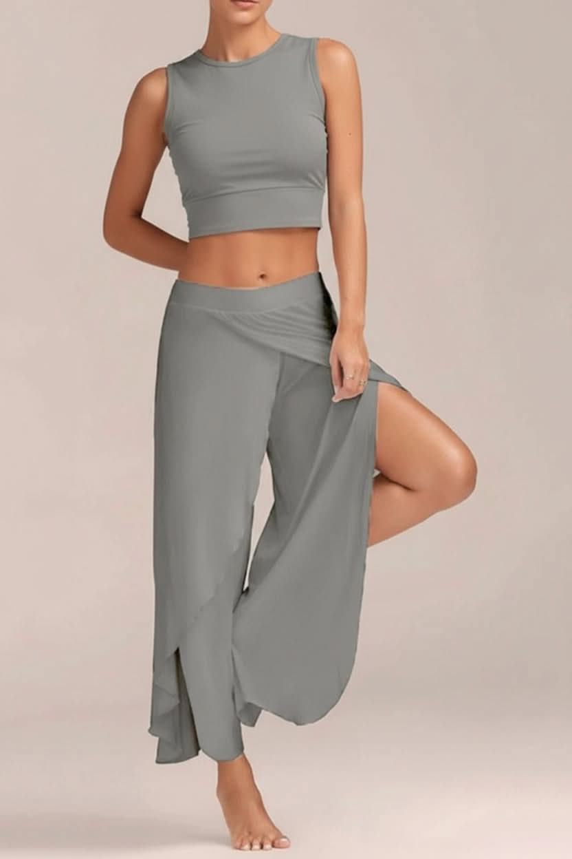 Comfortable high-waisted yoga pants for women, offering flexibility for all activewear activities.