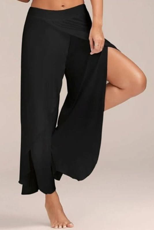 Stylish women's high-waisted workout pants, perfect for sportswear, yoga, and gym wear.
