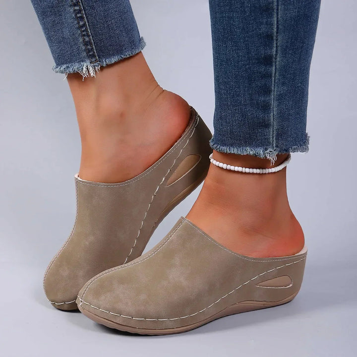 Women's lightweight slip-on comfort clogs with cushioned insoles, perfect for easy all-day everyday wear.
