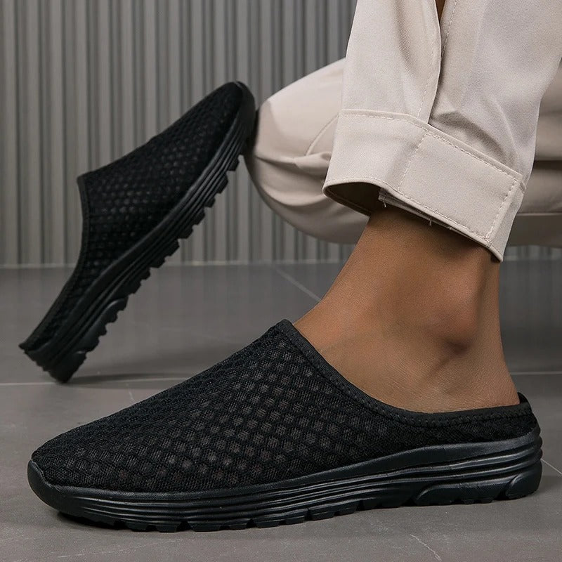 Cushioned women's orthopedic sneakers, offering superior arch support and foot comfort for extended walking.