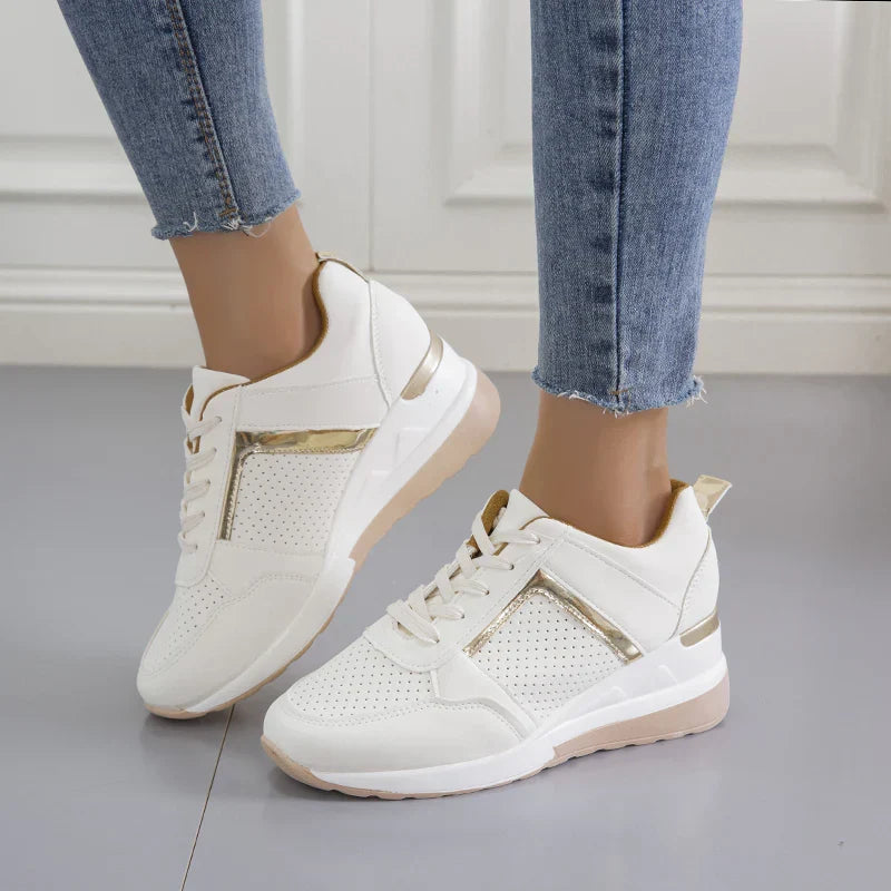 Soft women's walking sneakers with superior cushioning & breathable design for all-day comfort & support.